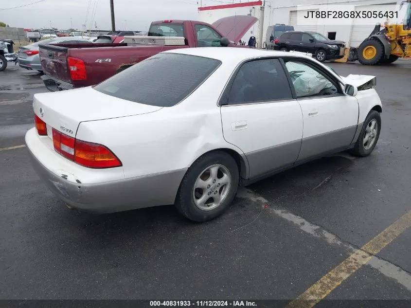 1999 Lexus Es 300 VIN: JT8BF28G8X5056431 Lot: 40831933