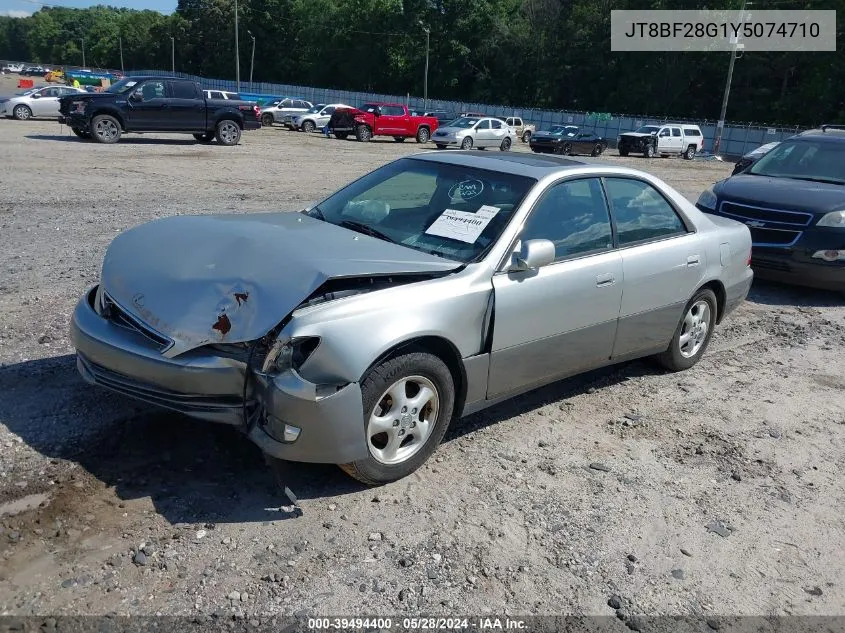 2000 Lexus Es 300 VIN: JT8BF28G1Y5074710 Lot: 39494400