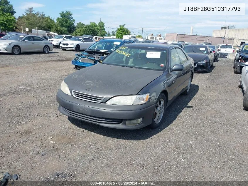 2001 Lexus Es 300 VIN: JT8BF28G510317793 Lot: 40184675