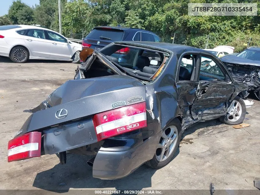 2001 Lexus Es 300 VIN: JT8BF28G710335454 Lot: 40221867