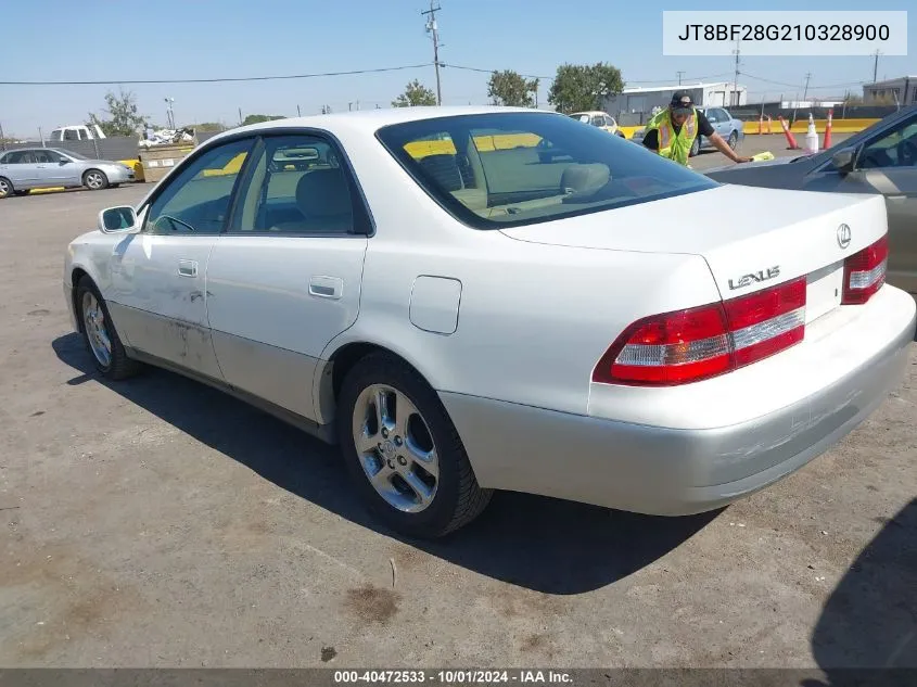 2001 Lexus Es 300 VIN: JT8BF28G210328900 Lot: 40472533