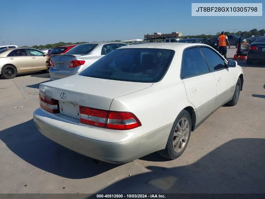 2001 Lexus Es 300 VIN: JT8BF28GX10305798 Lot: 40513500