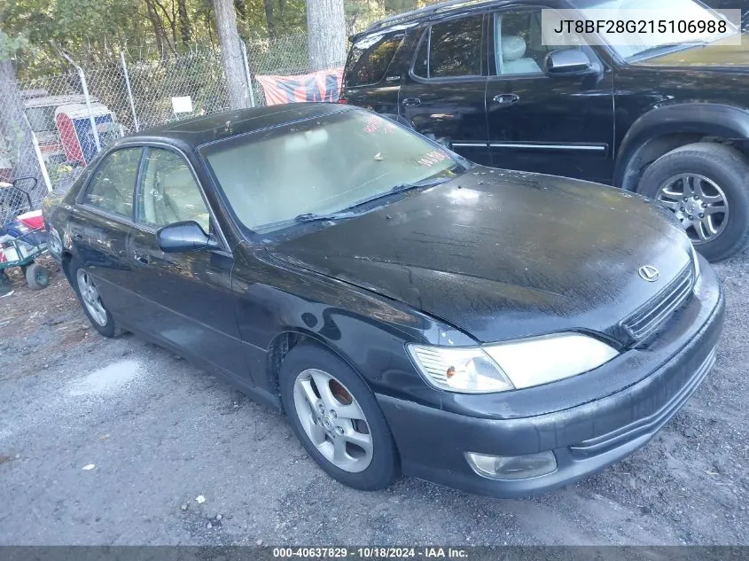 2001 Lexus Es 300 VIN: JT8BF28G215106988 Lot: 40637829