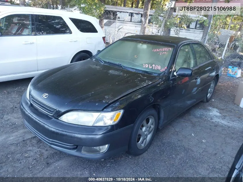 2001 Lexus Es 300 VIN: JT8BF28G215106988 Lot: 40637829