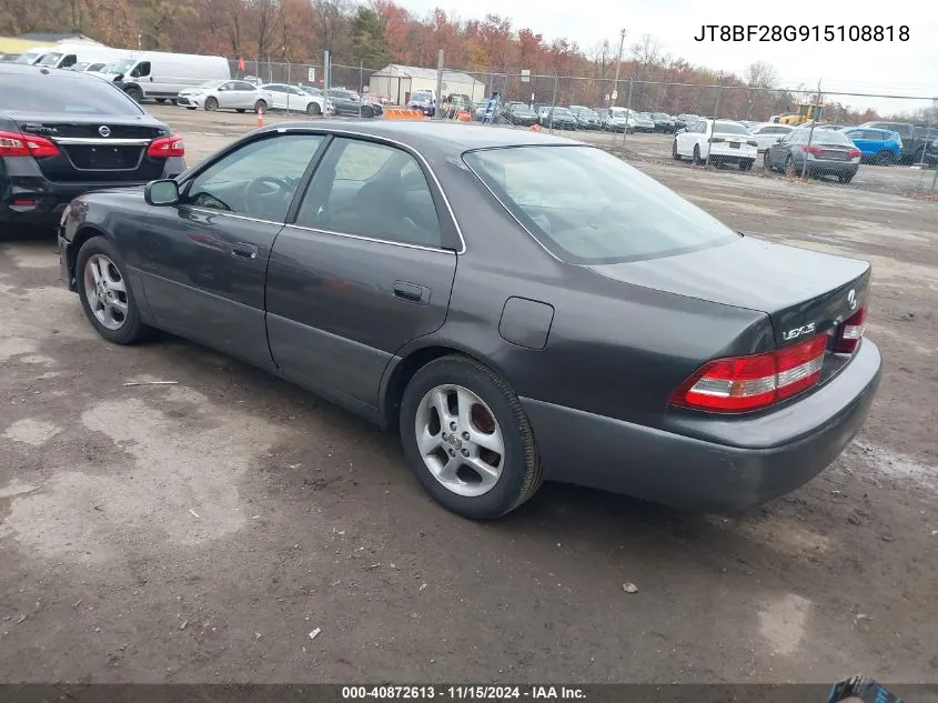 2001 Lexus Es 300 VIN: JT8BF28G915108818 Lot: 40872613