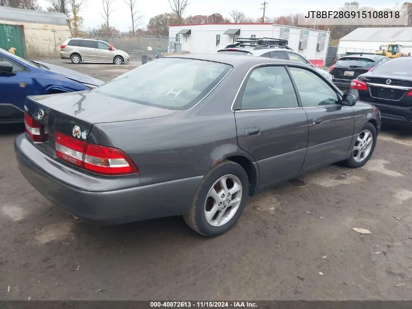 2001 Lexus Es 300 VIN: JT8BF28G915108818 Lot: 40872613