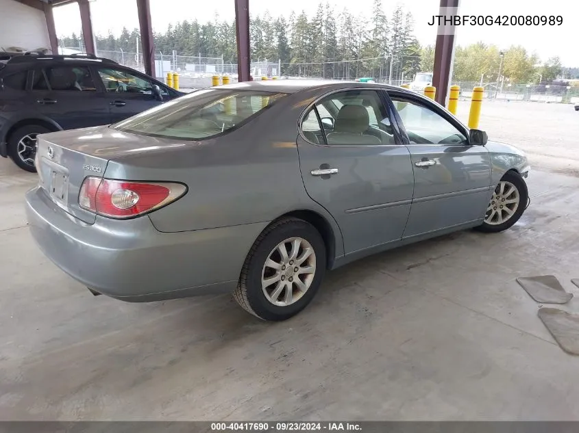 JTHBF30G420080989 2002 Lexus Es 300