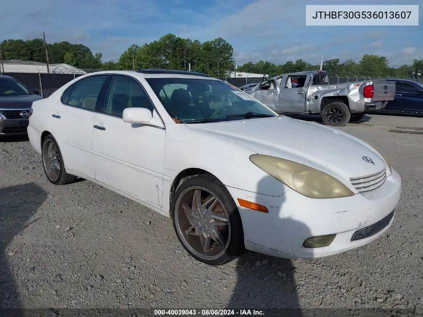 2003 Lexus Es 300 VIN: JTHBF30G536013607 Lot: 40039043