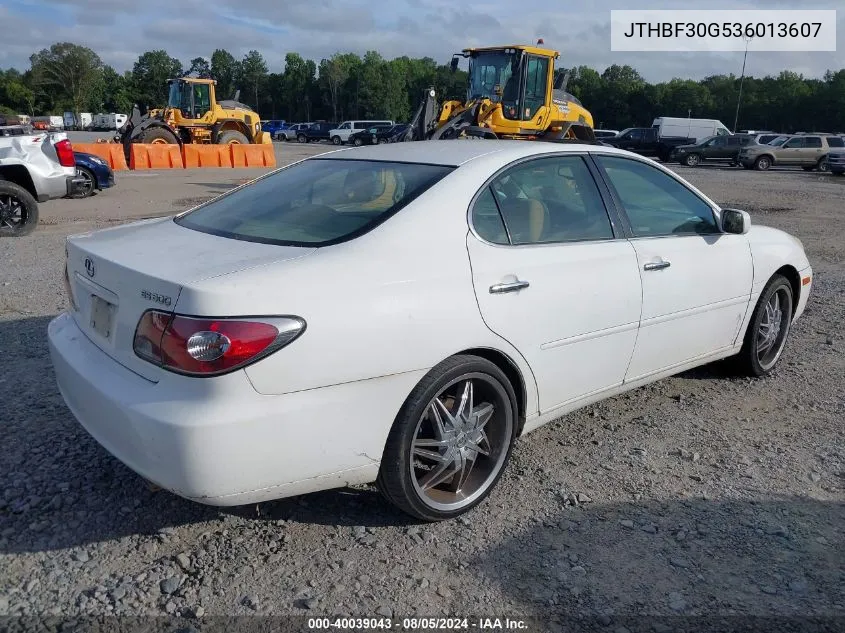 2003 Lexus Es 300 VIN: JTHBF30G536013607 Lot: 40039043