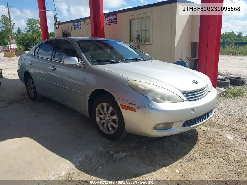 JTHBF30G230095668 2003 Lexus Es 300