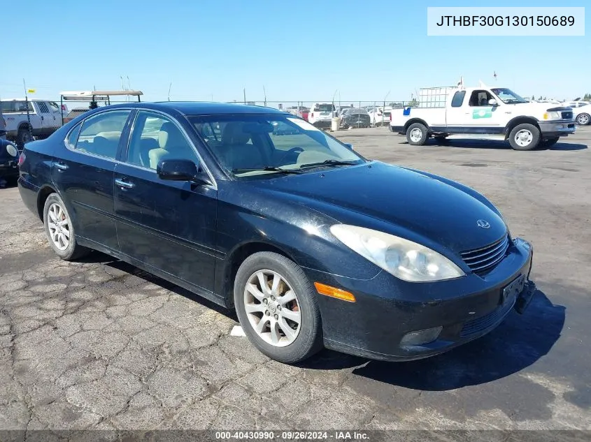 JTHBF30G130150689 2003 Lexus Es 300