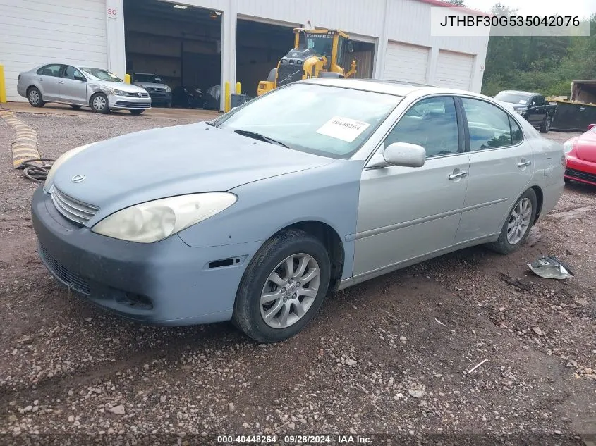 2003 Lexus Es 300 VIN: JTHBF30G535042076 Lot: 40448264