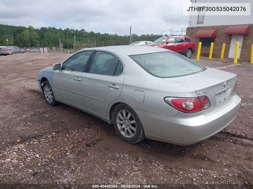 2003 Lexus Es 300 VIN: JTHBF30G535042076 Lot: 40448264