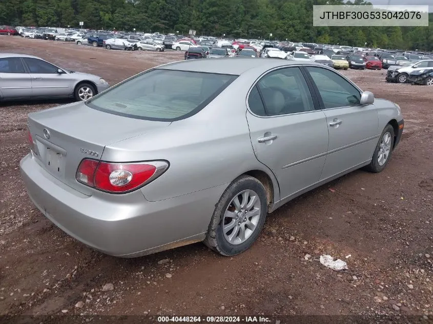 2003 Lexus Es 300 VIN: JTHBF30G535042076 Lot: 40448264