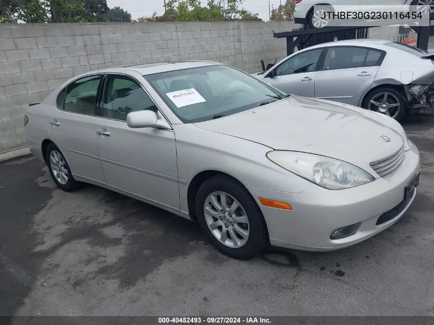 JTHBF30G230116454 2003 Lexus Es 300