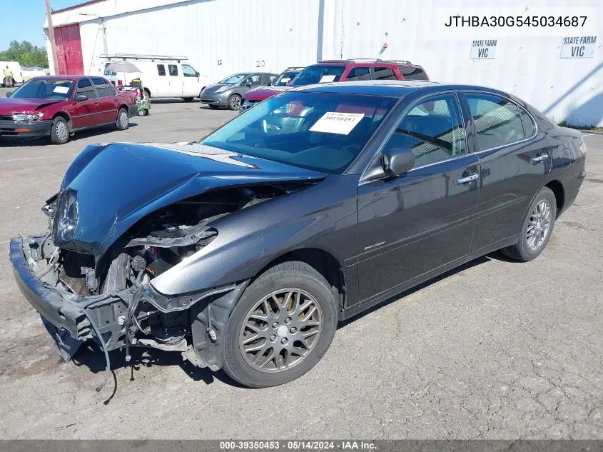 JTHBA30G545034687 2004 Lexus Es 330