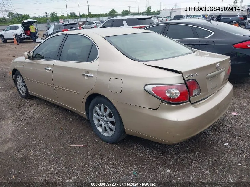 JTHBA30G845024140 2004 Lexus Es 330