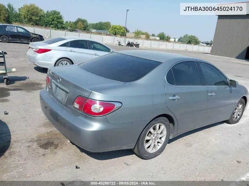 JTHBA30G645024170 2004 Lexus Es 330