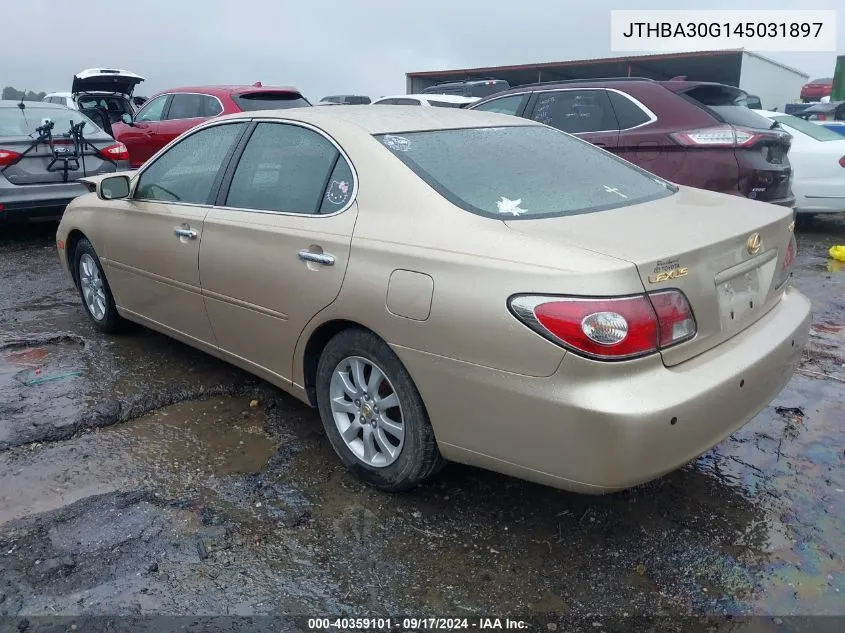 2004 Lexus Es 330 VIN: JTHBA30G145031897 Lot: 40359101