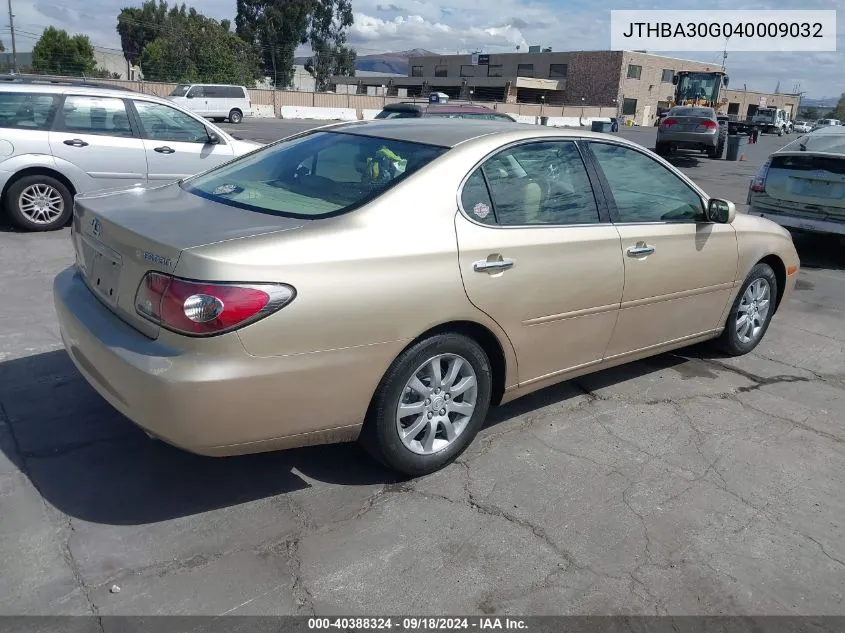 JTHBA30G040009032 2004 Lexus Es 330