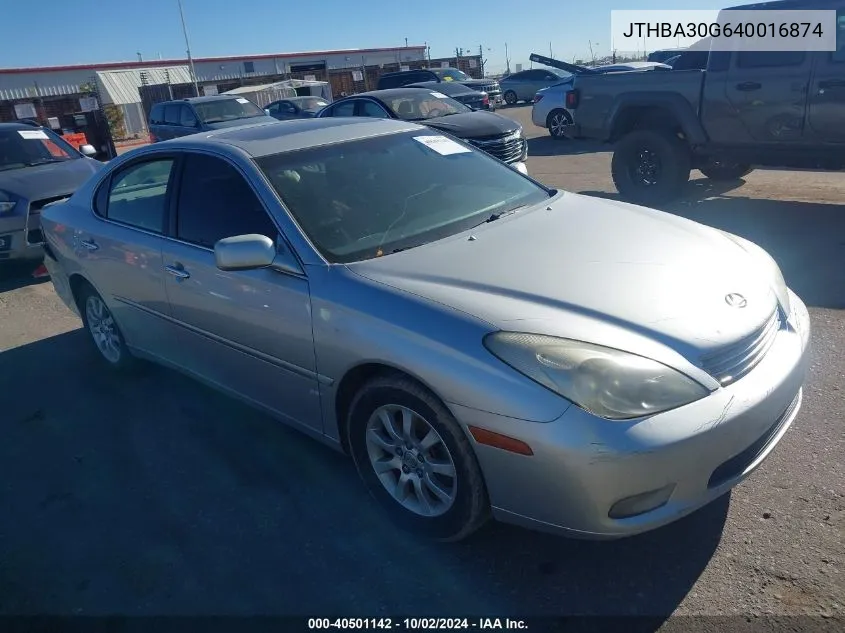 JTHBA30G640016874 2004 Lexus Es 330