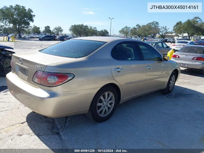 2004 Lexus Es 330 VIN: JTHBA30GX45014161 Lot: 40591229