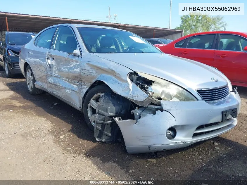 2005 Lexus Es 330 VIN: JTHBA30GX55062969 Lot: 39313744