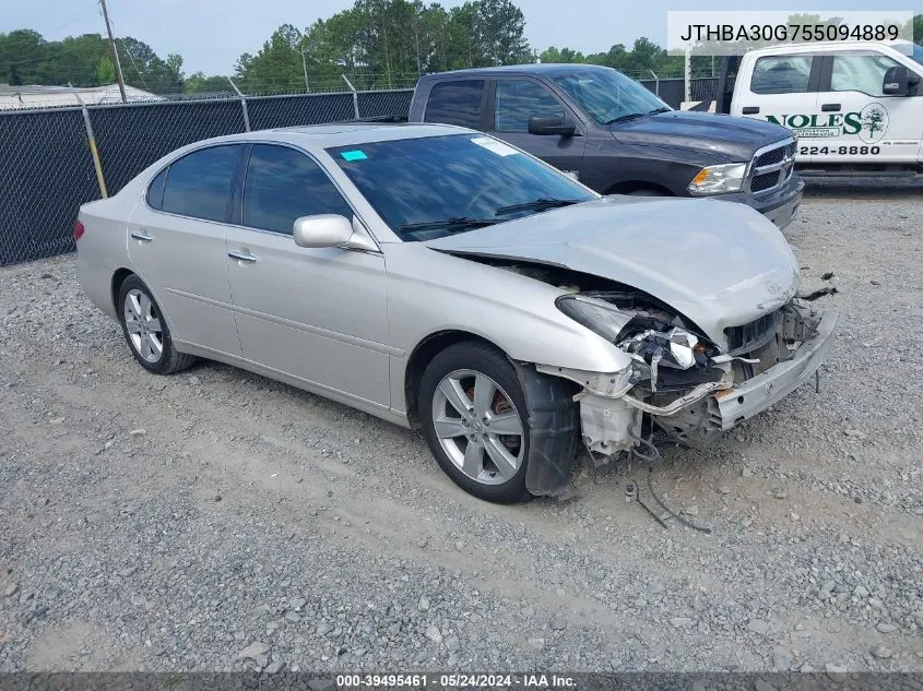 2005 Lexus Es 330 VIN: JTHBA30G755094889 Lot: 39495461