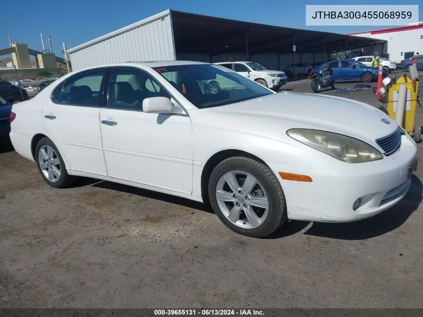 2005 Lexus Es 330 VIN: JTHBA30G455068959 Lot: 39655131