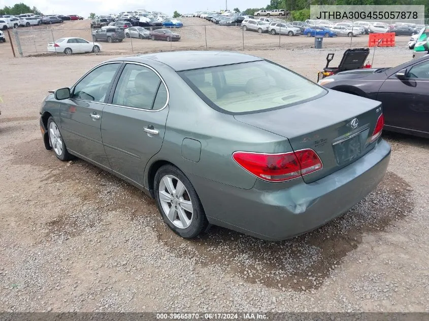 2005 Lexus Es 330 VIN: JTHBA30G455057878 Lot: 39665870