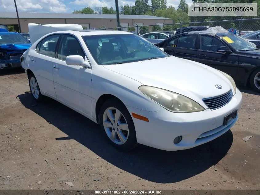 2005 Lexus Es 330 VIN: JTHBA30G755095699 Lot: 39711862