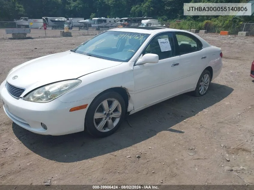 JTHBA30G055140806 2005 Lexus Es 330