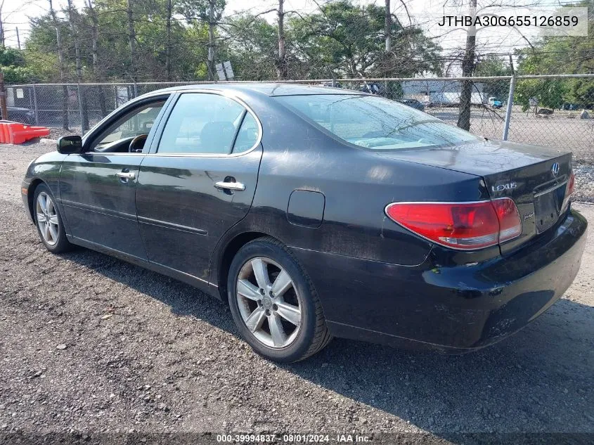 2005 Lexus Es 330 VIN: JTHBA30G655126859 Lot: 39994837