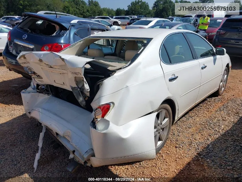 JTHBA30G255075103 2005 Lexus Es 330