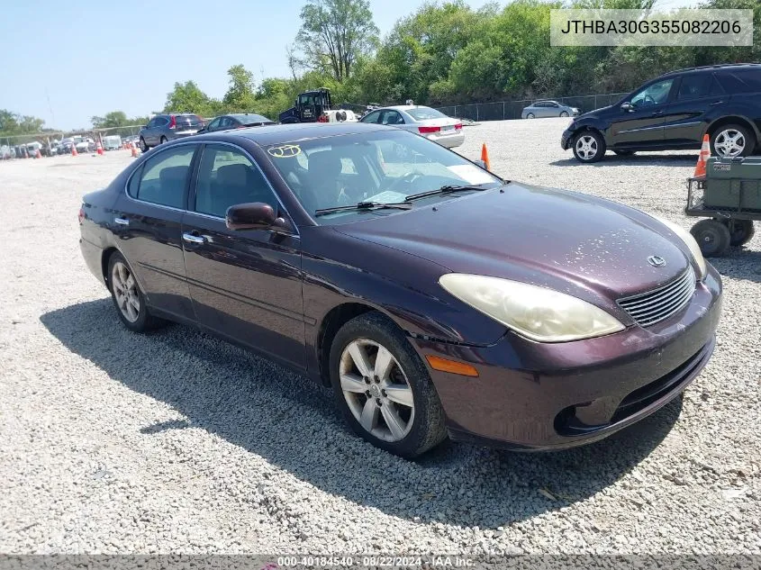 2005 Lexus Es 330 VIN: JTHBA30G355082206 Lot: 40184540