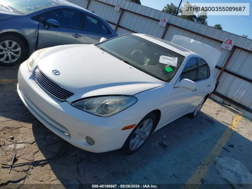 2005 Lexus Es 330 VIN: JTHBA30G355089687 Lot: 40186667