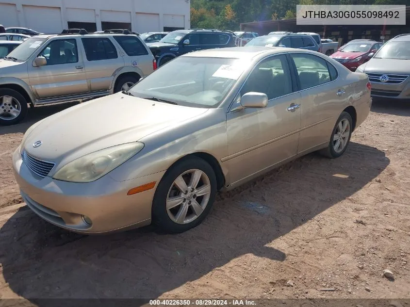 JTHBA30G055098492 2005 Lexus Es 330