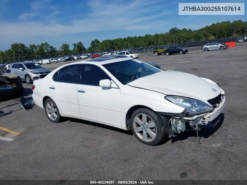 2005 Lexus Es 330 VIN: JTHBA30G255107614 Lot: 40234557