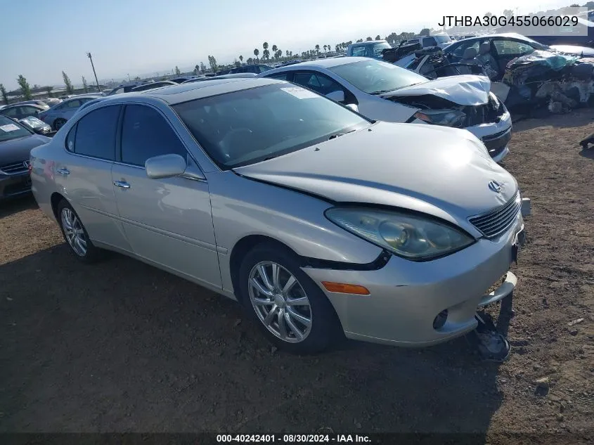 2005 Lexus Es 330 VIN: JTHBA30G455066029 Lot: 40242401