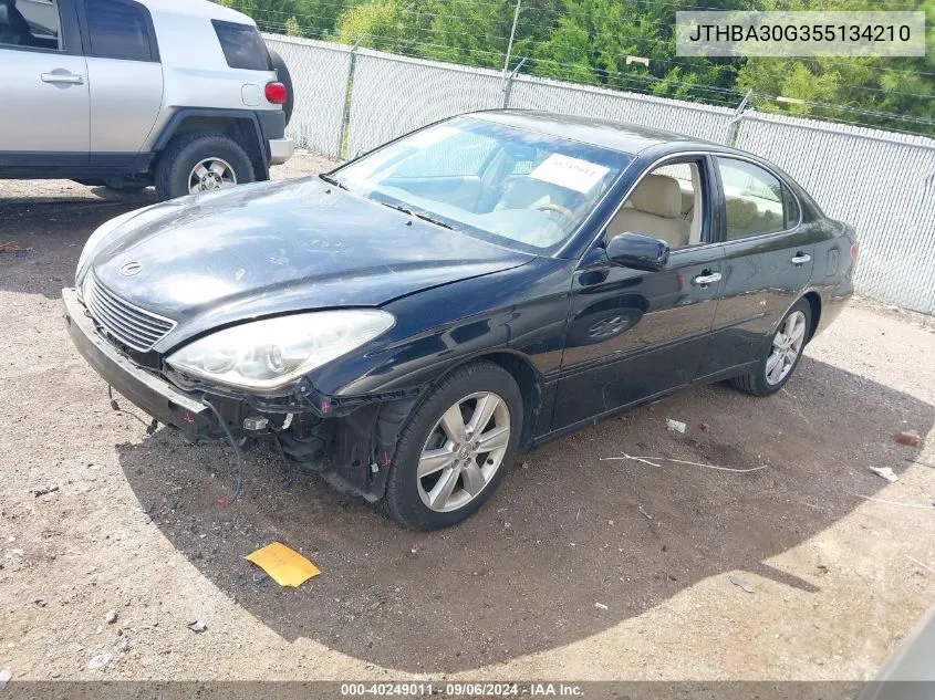 2005 Lexus Es 330 VIN: JTHBA30G355134210 Lot: 40249011