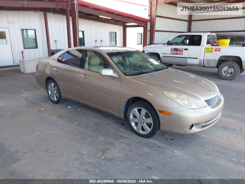 2005 Lexus Es 330 VIN: JTHBA30G155093656 Lot: 40249904