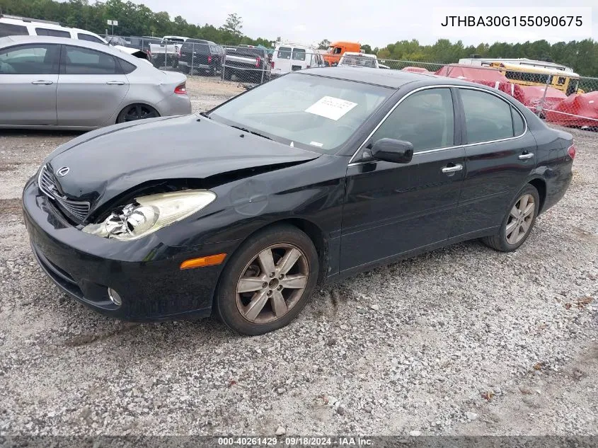 2005 Lexus Es 330 VIN: JTHBA30G155090675 Lot: 40261429