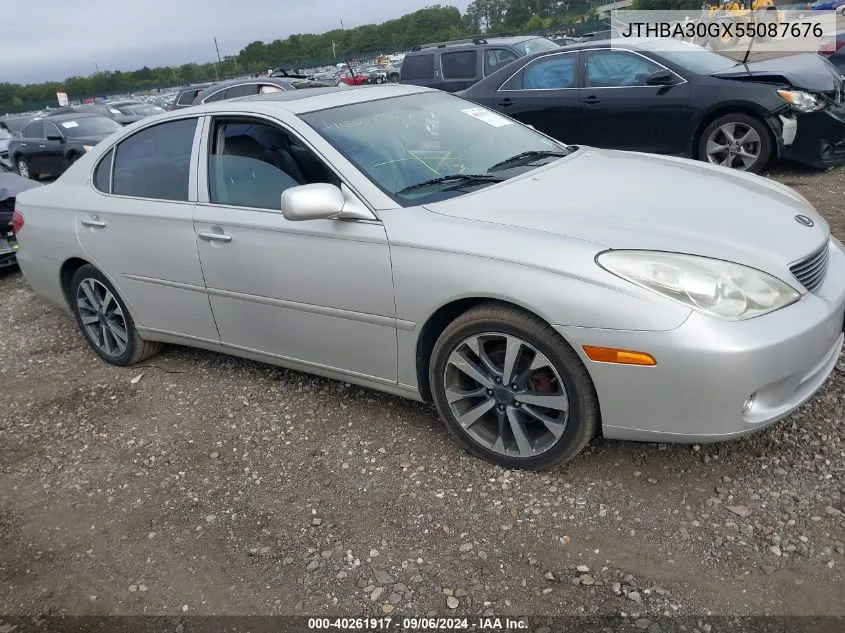 2005 Lexus Es 330 VIN: JTHBA30GX55087676 Lot: 40261917