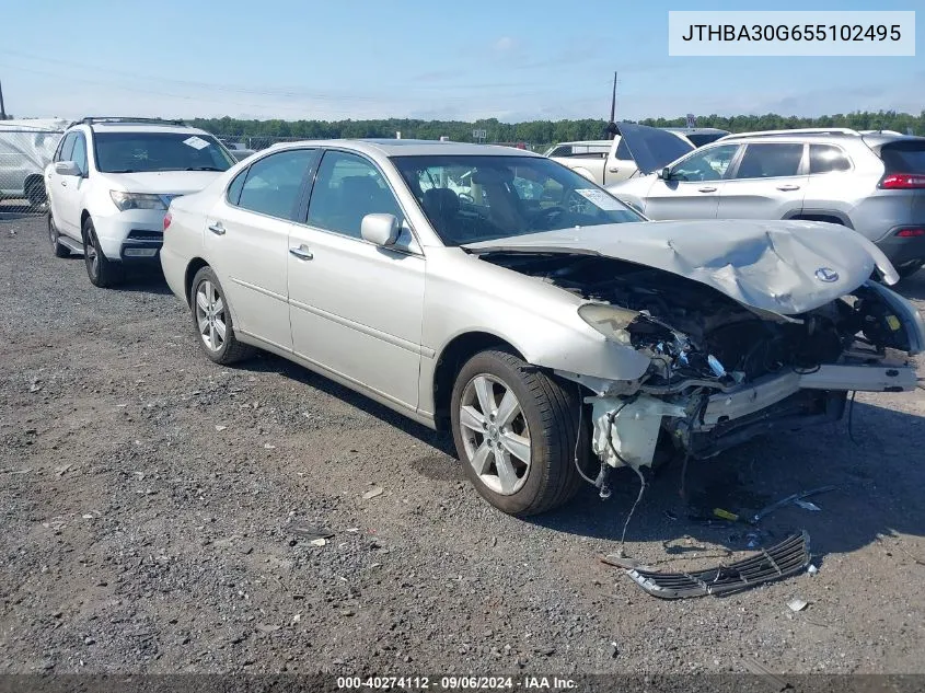 2005 Lexus Es 330 VIN: JTHBA30G655102495 Lot: 40274112