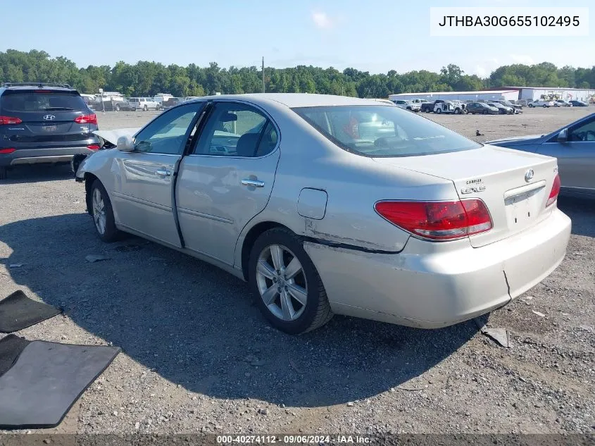 2005 Lexus Es 330 VIN: JTHBA30G655102495 Lot: 40274112