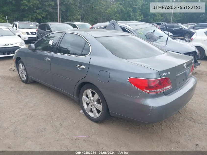 JTHBA30G755122125 2005 Lexus Es 330