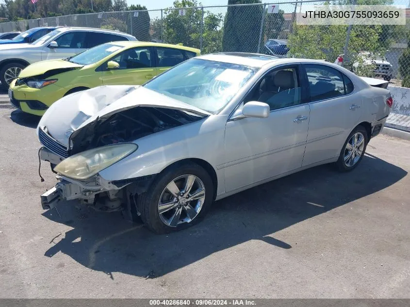 2005 Lexus Es 330 VIN: JTHBA30G755093659 Lot: 40286840