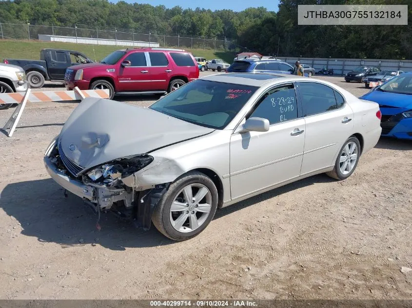 2005 Lexus Es 330 VIN: JTHBA30G755132184 Lot: 40299714