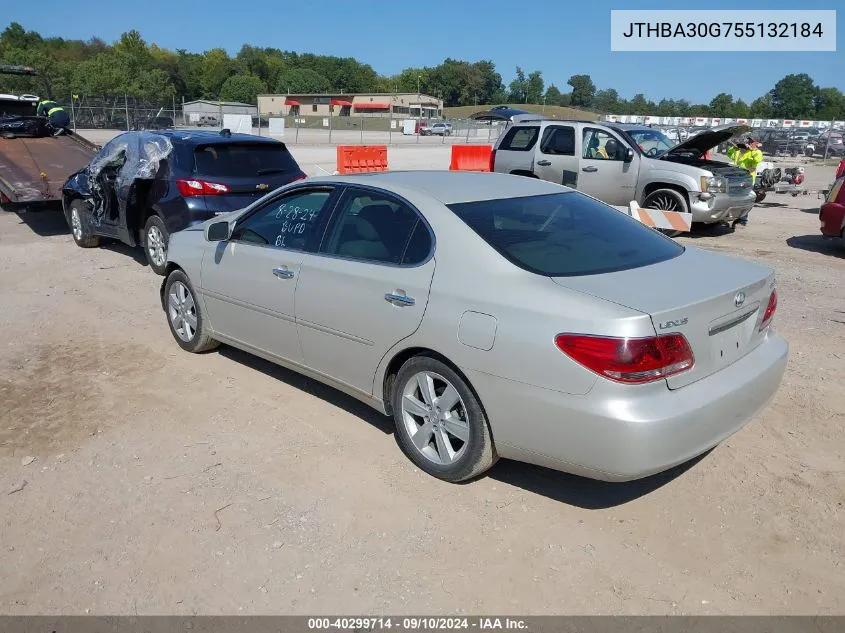 2005 Lexus Es 330 VIN: JTHBA30G755132184 Lot: 40299714