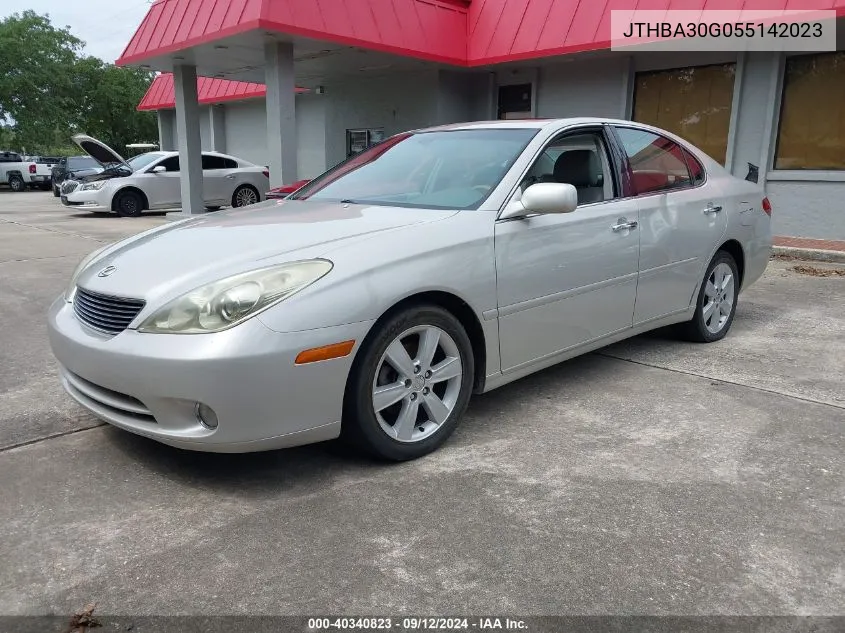 2005 Lexus Es 330 VIN: JTHBA30G055142023 Lot: 40340823